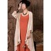 Women bracelet sleeved linen tops women Tunic Tops nude cardigan summer