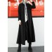 boutique plus size long jackets fall women coats black lapel collar  coat